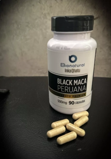 Black Maca, 500mg, 90 Capsulas, Inka Qhatu