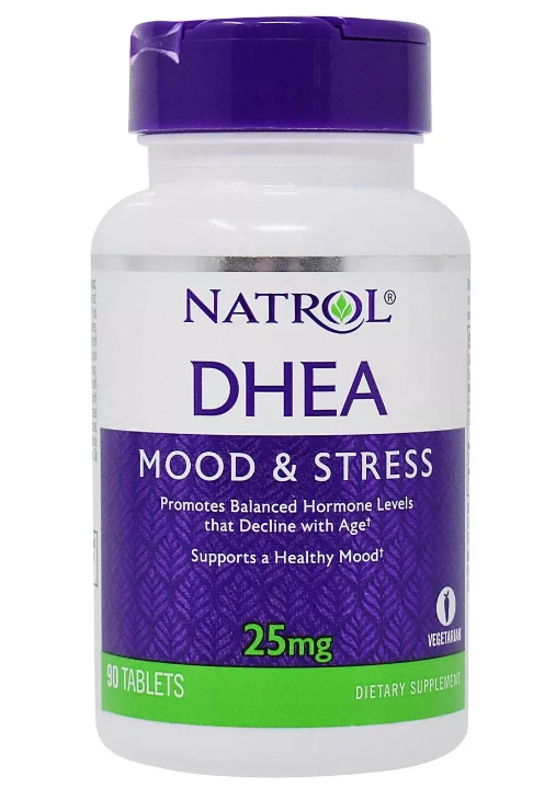 Dhea, 25mg, 90 Comprimidos, Natrol