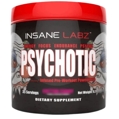 Pre Treino Psychotic Red, Sabores, Insane Labz