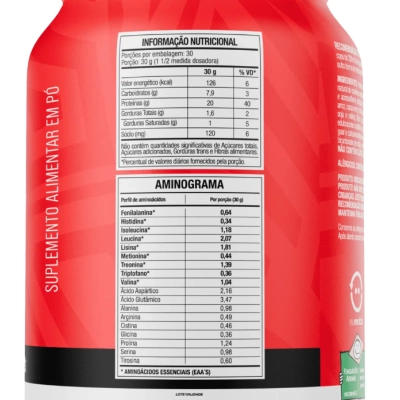 100% Whey Protein com 20g de Proteína, 900g Sabores, FTW