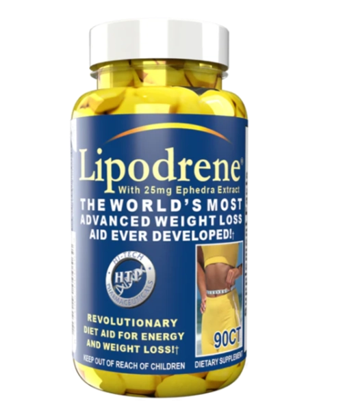 Lipodrene, Auxilio a Perda de Peso, 90 cápsulas, Hi-Tech Pharma