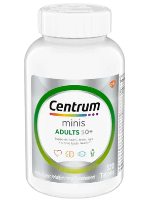 Centrum Minis, Silver Adulto 50+, 320 Comprimidos