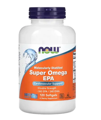 Super Ômega 360 EPA/240DHA, 120 Cápsulas, Now
