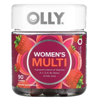 Multivitamínico para Mulheres, 90 Gomas Sabor Baga, OLLY