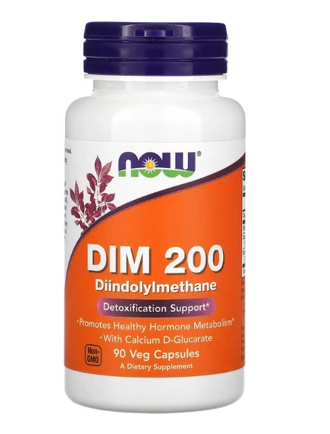 DIM 200mg, 90 Veg Capsules, Now