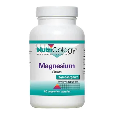 Citrato de Magnésio, 100mg, 90 cápsulas, Nutri Cology