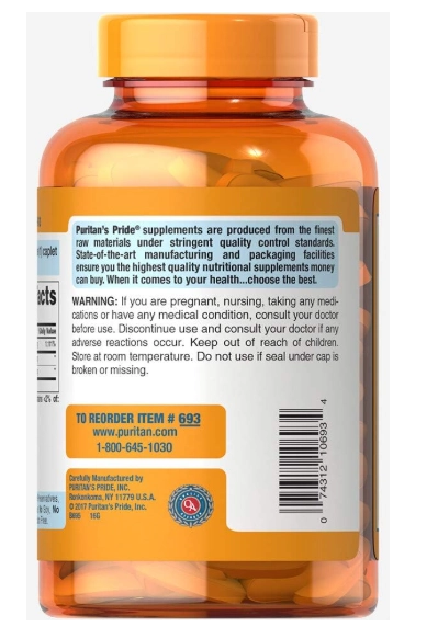 Vitamina C 1000Mg Com Bioflavonóides 250 Comprimidos, Puritans Pride