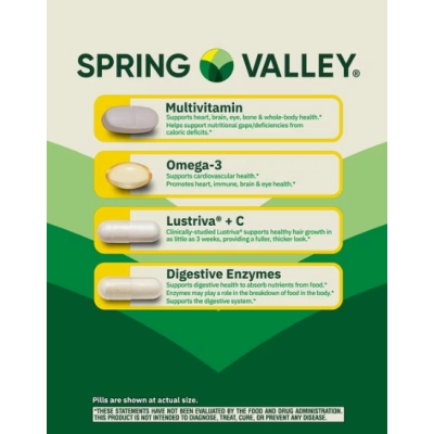 GLP-1 Support, 30 Pacotes Diários, Spring Valley