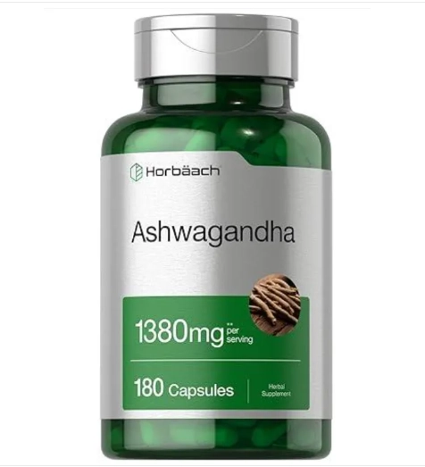 Ashwagandha Root Extract 1380mg, 180 Capsulas, Horbaach