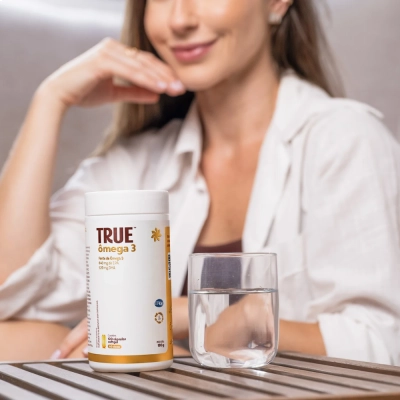  True Ômega 3, 1.500mg + Vitamina E, 120 Cápsulas, True Source