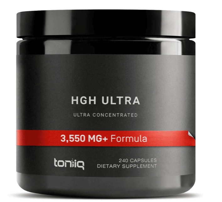 HGH 3550mg,  Suporte ao Crescimento Muscular e níveis de hormônio, 240 Cápsulas, Toniiq