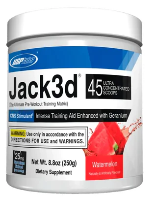 Pré-Treino Jack3d, 250g Sabor Watermelon, Hi-Tech Pharma