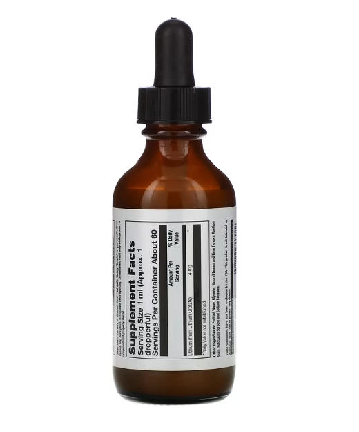 Orotato de Lithium Liquido, Sabor Lima Limão, 60 ml, KAL