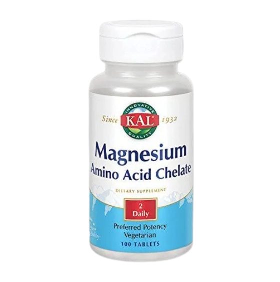 Magnésio Amino Ácido, 100 comprimidos, Kal