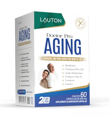 Doctor Pro Aging, Cuidado 360 para quem tem mais de 40, 60 comprimidos, Lauton Nutrition