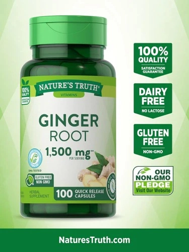 Ginger Root, 1500mg, 100 Capsules, Nature's truth