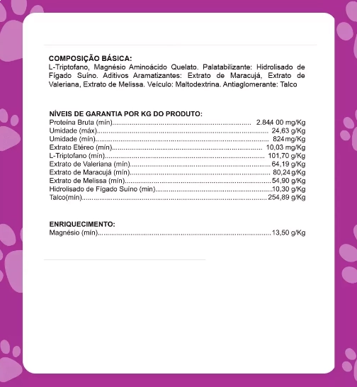 Calmante Relax Patz, 30 comprimidos, Petz Labs