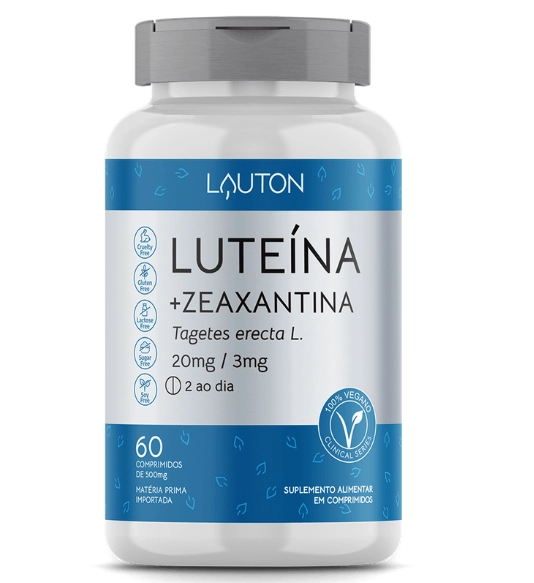 Luteína com Zeaxantina, 60 Comprimidos, Lauton Nutrition