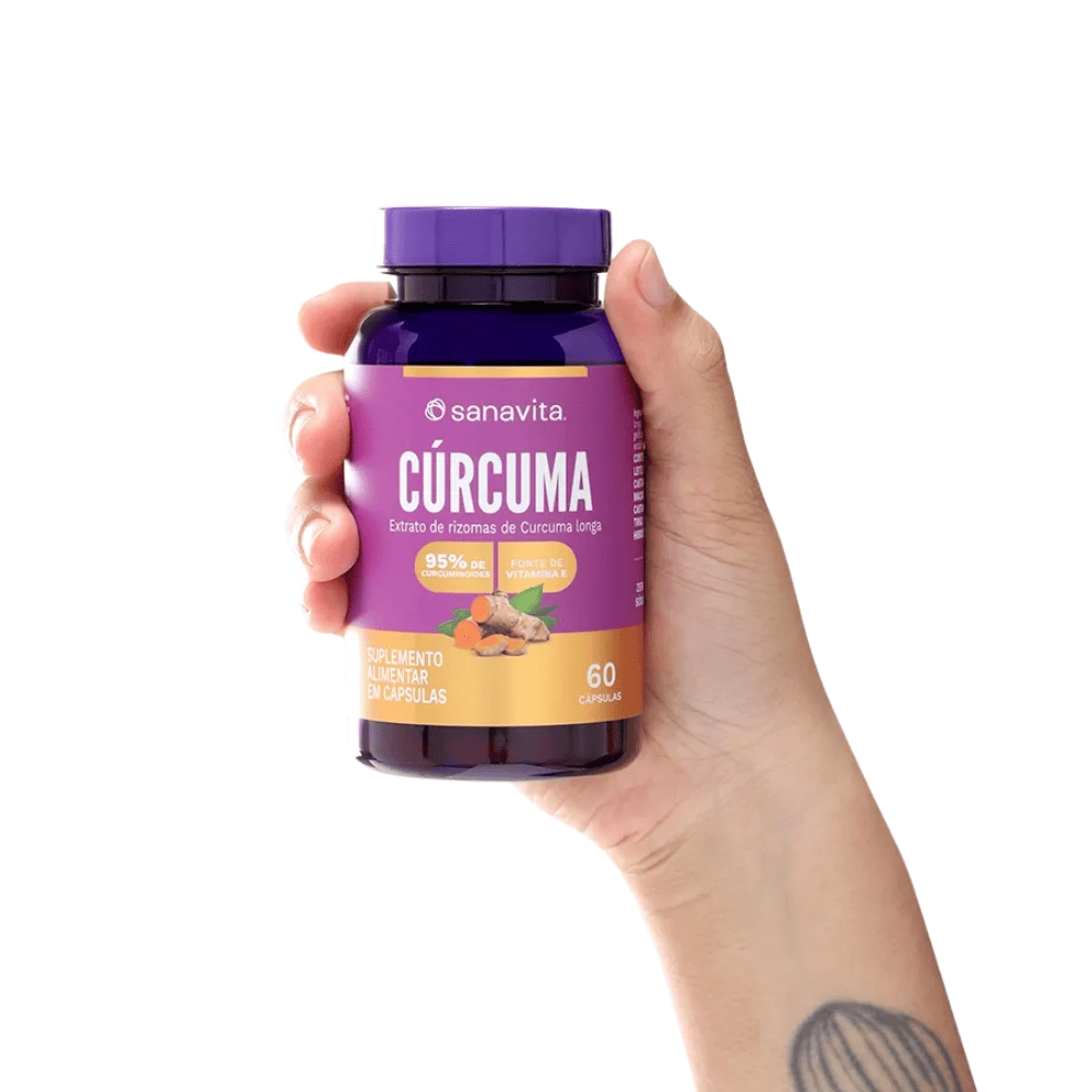 Cúrcuma, 60 Cápsulas - Sanavita