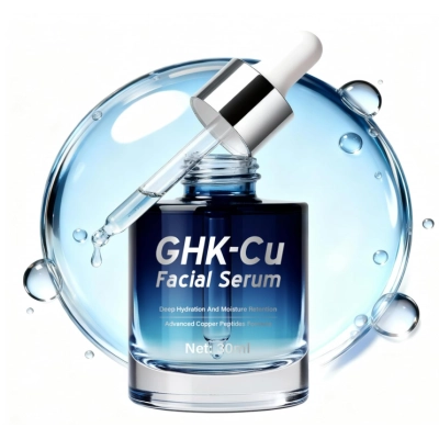 Sérum Facial de Peptídeos GHK-CU, Fórmula suave, 30ml, Feulover