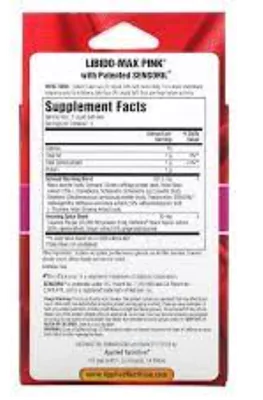 Libido Max Pink for Women, Libido Feminino, 16 softgels, Applied Nutrition