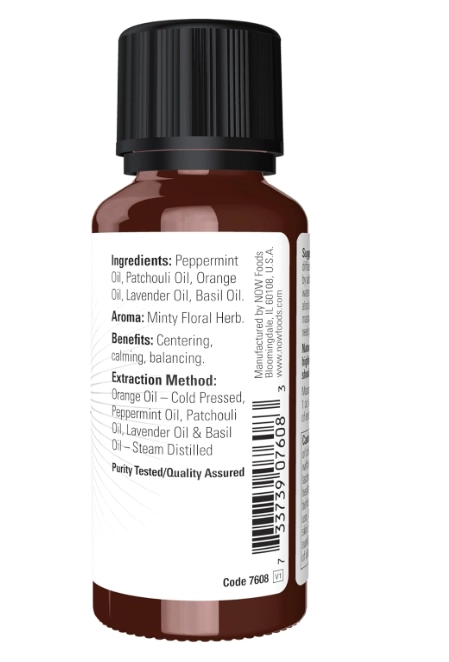 Óleos Essenciais, Aromaterapia com Fragrâncias Variadas. 30ml, Now