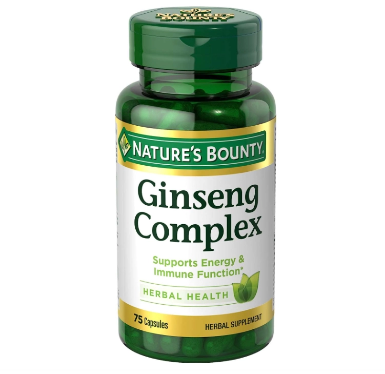 Ginseng Complex, 75 cápsulas, Nature's Bounty