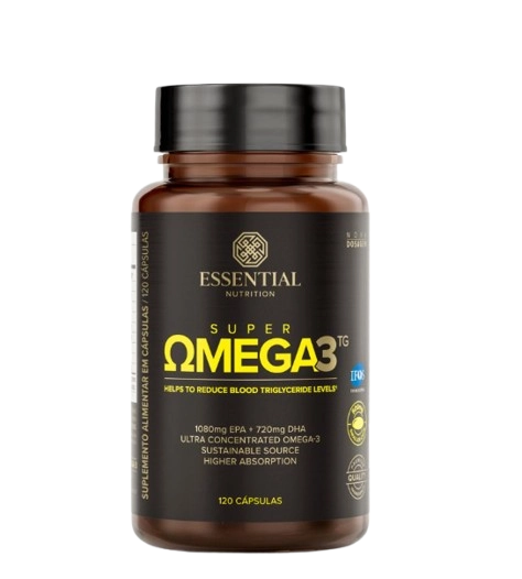 Super Ômega-3 TG, 120 Cápsula, Essential Nutrition