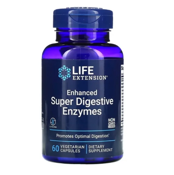 Enzimas Super Digestivas, 60 Cápsulas, Life Extension