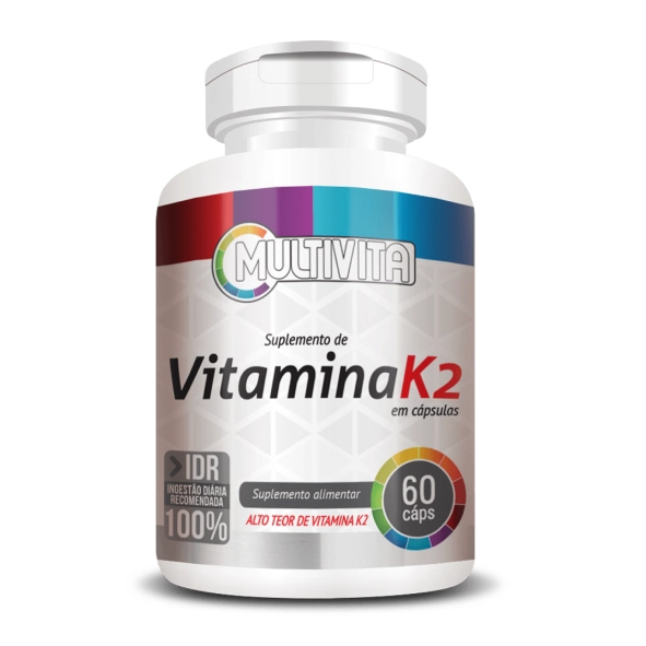 Vitamina K2, 500mg, 60 Cápsulas, Multivita