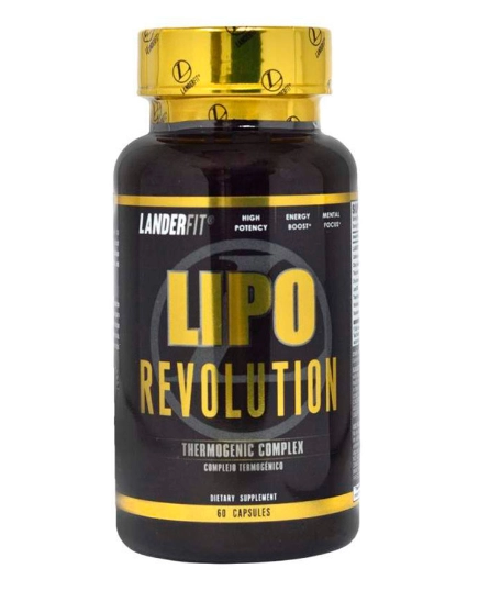 Termogênico Lipo Revolution, 60 cápsulas, Landerfit