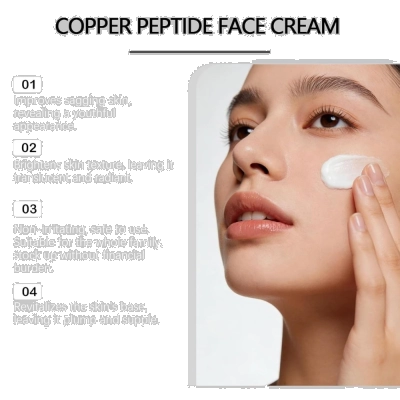 GHK-Cu, Creme facial de Peptídeo de Cobre, 100g, Hoygi