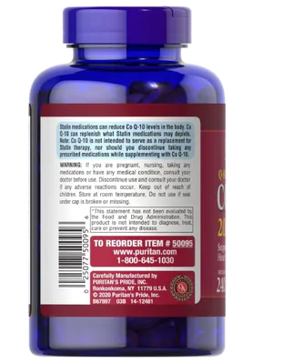 Coenzima Q10 200mg, 240Cápsulas, Puritan's Pride