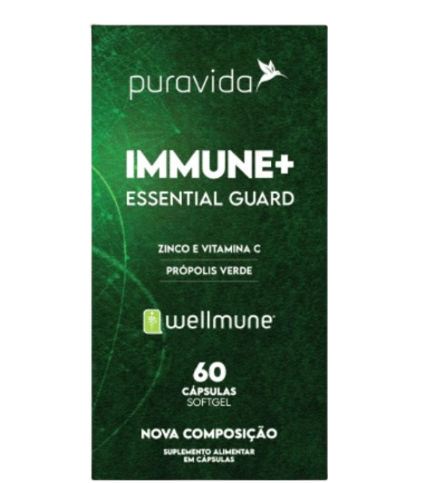 Immune+ Essential Guard 60 Cápsulas, PuraVida