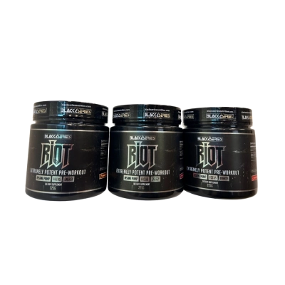 Pré Treino Riot, 225g, Black Series 