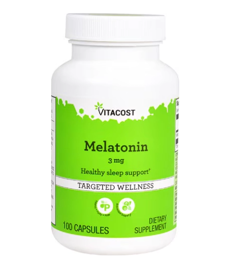 Melatonina, 3mg, 100 cápsulas, Vitacost