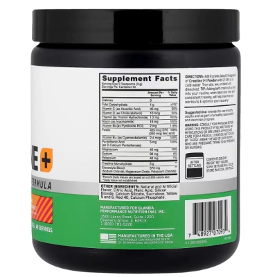 Creatina+, 360g Sabor Laranja e Maracujá, Optimum Nutrition