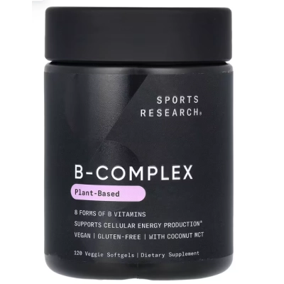 Complexo B, à Base de Plantas, 120 Cápsulas, Sports Research