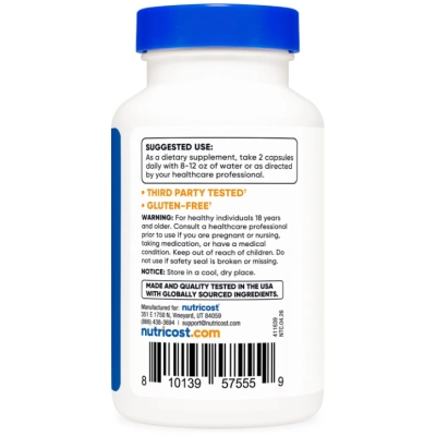 NAD+ 1000mg , 120 Cápsulas, Nutricost 