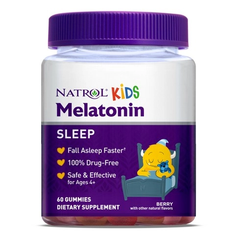 Melatonina Kids 1mg, 60 Gomas Sabor Frutas Silvestres, Natrol