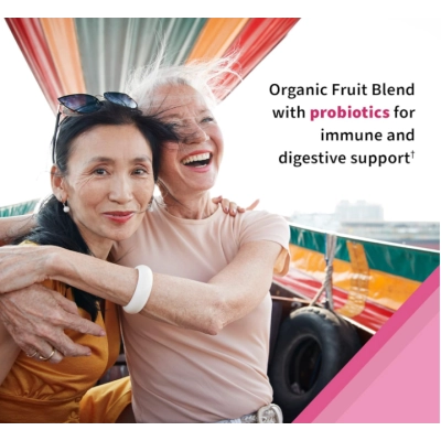 Vitamin Code, Multivitamínico para Mulheres com Ferro, Biotina, D3 e B12 e Probióticos, 90 Gomas Sabor Cereja, Garden Of Life