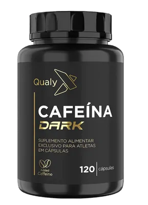 Cafeína Dark, 500mg, 120 Cápsulas, QualyNutri