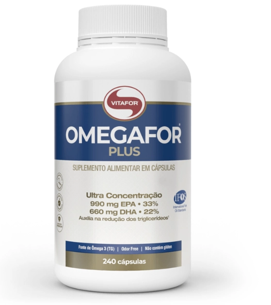 Omegafor Plus, 240 Cápsulas, Vitafor