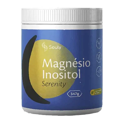 Magnésio Inositol Serenity em Pó, 347g, Souly