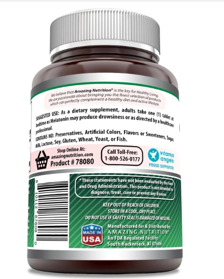 Melatonina 1mg, 365 Comprimidos, Amazing Formulas