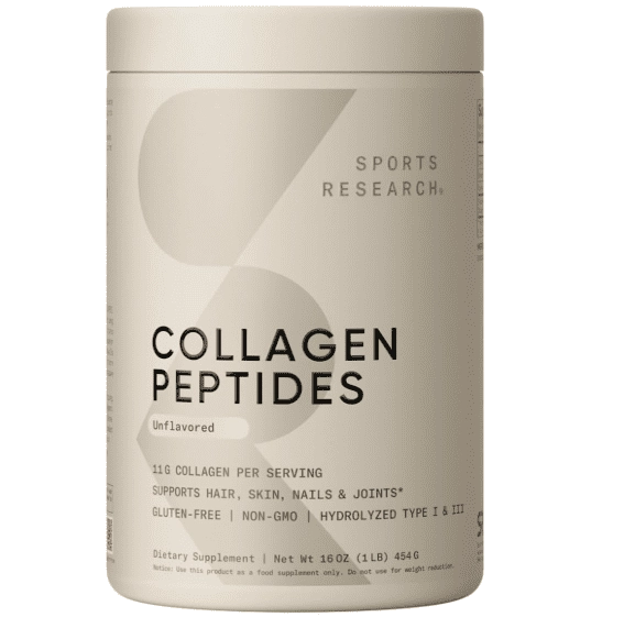 Peptídeos de Colágeno Premium, 454g Sem Sabor, Sports Research