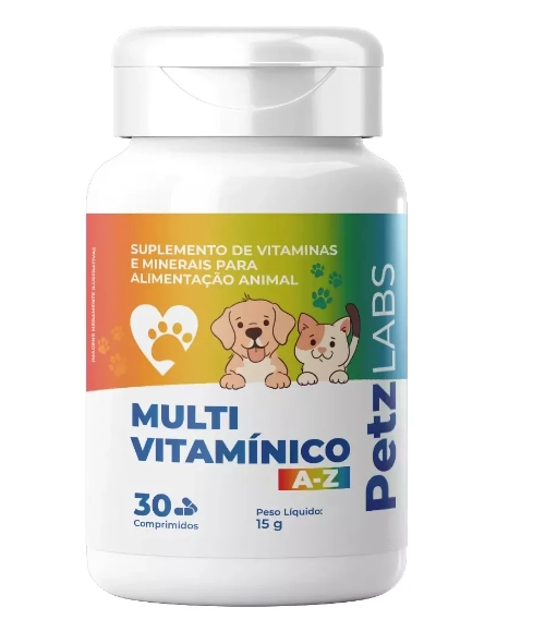 Multivitamínico Sênior para Petz, 30 comprimidos, Petz Labs