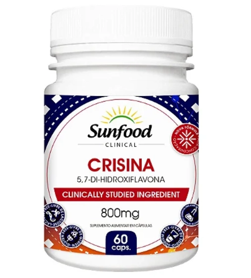 Crisina, 800mg, 60 Cápsulas, Sunfood