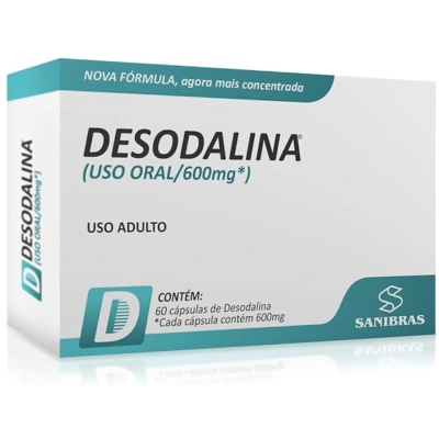 Desodalina, 600mg, 60 Cápsulas, Sanibras