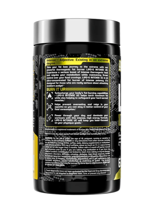 Lipo 6 Black Intense, Ultra Concentrado, 60 Capsulas, Nutrex
